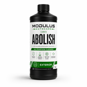 Abolish exterior APC and degreaser concentrate bottle by Modulus Autocare